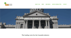 Desktop Screenshot of cannabisalliance.org